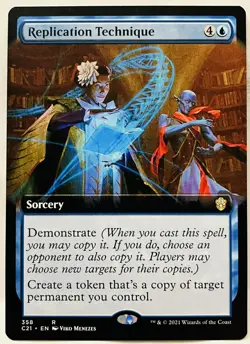 MTG-Replication Technique (Extended Art) #358- Commander 2021 C21-Regular-NM - Image 1