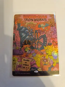 Krack-Clan Ironworks Borderless FOIL MTG Secret Lair Encylopedia of Magic Nm/M - Image 1