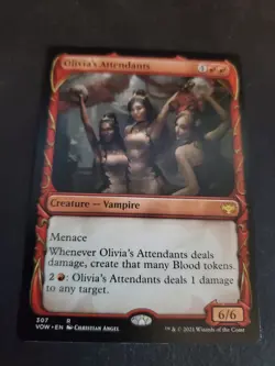 MTG Olivia's Attendants Showcase - Innistrad: Crimson Vow #307 NM - Image 1