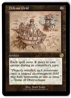 Defense Grid (Schematic) R The Brothers' War: Retro Frame Artifacts 76 NM - Image 1