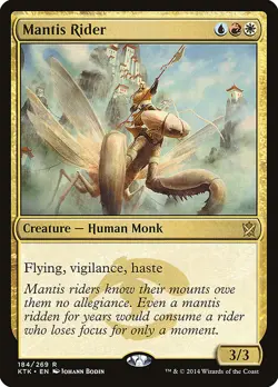 Mantis Rider [Khans of Tarkir] Magic MTG - Image 1