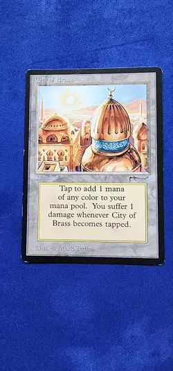 MTG City of Brass Arabian Nights in LP Condition - Image 1