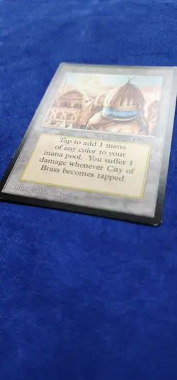 MTG City of Brass Arabian Nights in LP Condition - Image 4