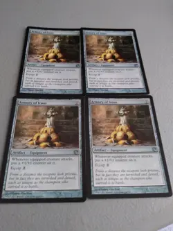 Mtg 4x Armory Of Iroas x4 j11 - Image 1