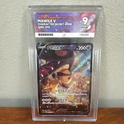 Ace Graded 9 Mawile V 085/068 AR Incandescent Arcana S11A Japanese Pokemon Card - Image 1