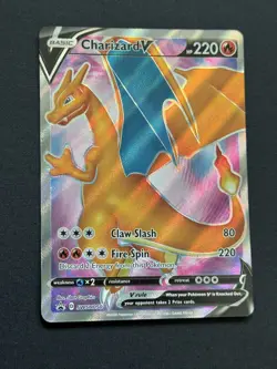 Pokemon Charizard V SWSH050 Sword & Shield Champions Path ETB Promo Holo NM - Image 1