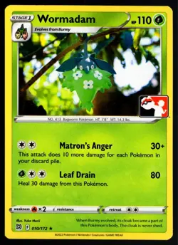 Pokemon Sword & Shield Brilliant Stars Prize Pack 010/172 Womadam - Image 1