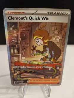 Pokemon: Clemonts Quick Wit 243/191 -Surging Sparks Special Illustration NM - Image 1