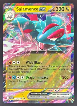 2025 Pokemon Gaming SV Journey Together - JTG EN Salamence ex #114/159 - Image 1