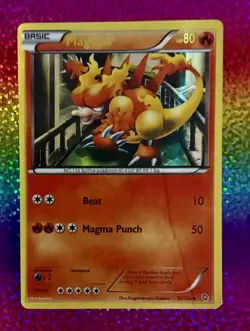 Pokemon Magmar 20/124 HOLO Dragons Exalted 2015 TCG Card Free Shipping !! - Image 1