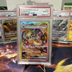 Flareon Ex 202/187 PSA 10 - 2024 Japanese Terastal Festival Holo Pokemon Card - Image 1