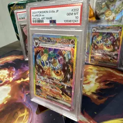 Flareon Ex 202/187 PSA 10 - 2024 Japanese Terastal Festival Holo Pokemon Card - Image 2