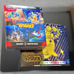 Pokemon TCG Surging Sparks Elite Trainer Box & Booster Bundle 6 Packs Sealed New - Image 5