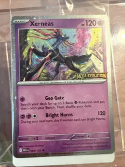 Xerneas 064/132 Best Buy Stamped Promo - Pokemon TCG Mega Evolutions- NM Sealed - Image 1