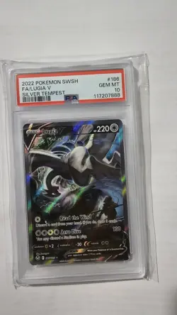 Pokemon 2022 Lugia V 186/195 Alt Art Silver Tempest GEM MINT PSA 10 - Image 1