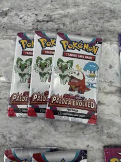 Pokemon Scarlet & Violet Fun Pack Lot 23 Sun & Moon Sealed Packs Total - Image 2