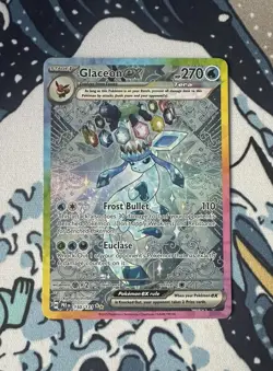 Glaceon EX 150/131 - Pokemon TCG SV Prismatic Evolution SIR - LP+ ( Last Pic ) - Image 1