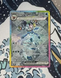 Glaceon EX 150/131 - Pokemon TCG SV Prismatic Evolution SIR - LP+ ( Last Pic ) - Image 2