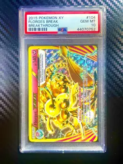 Florges BREAK 104/162 Breakthrough Holo Pokemon 2015 PSA 10 - Image 1