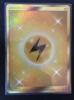 Pokemon TCG Lightning Energy 168/145 Guardians Rising Secret Rare Full Art NM - Image 2