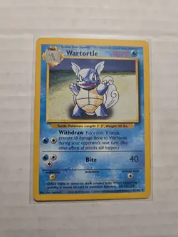 Wartortle - 42/102 - Base Set - Unlimited - Uncommon - Pokemon - WOTC - Hp - Image 1