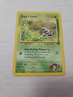 Koga's Ekans 77/132 Gym Challenge Regular - Pokemon- WOTC - Image 1