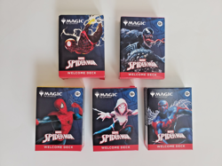 SDCC 2025 Magic The Gathering x Spider-Man Complete Welcome Deck Set (5) - Image 1