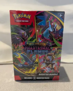 Pokemon TCG Mega Evolutions Phantasmal Flames Booster Bundle Sealed New - Image 1