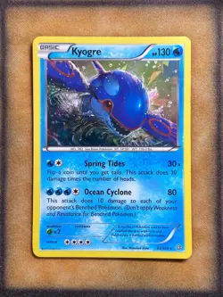 Pokemon Kyogre 53/160 XY Primal Clash Holo Rare NM - Image 1