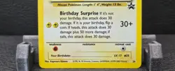 2000 POKEMON PROMO BLACK STAR #24 BIRTHDAY ______'s PIKACHU-HOLO (LP) - Image 4