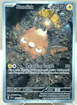 Stunfisk Illustration Rare #202/191 - SV08: Surging Sparks Pokemon TCG - Image 1