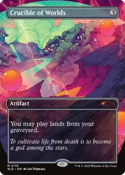 MTG English Crucible of Worlds NM Normal Secret Lair - Image 1