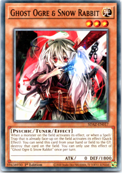 Ghost Ogre & Snow Rabbit - SDAZ-EN017 - Common - 1st Edition - Yugioh - Image 1