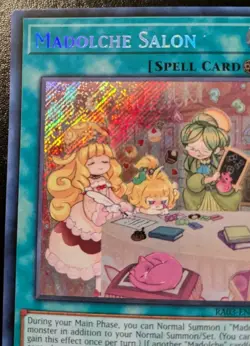 Madolche Salon RA03-EN069 1st Ed. Secret Rare Quarter Century Bonanza Yu-Gi-Oh! - Image 2