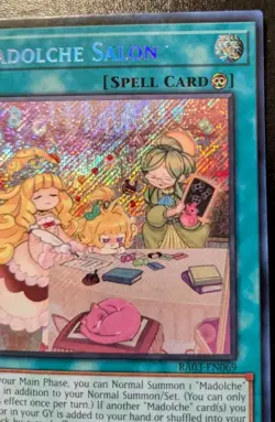 Madolche Salon RA03-EN069 1st Ed. Secret Rare Quarter Century Bonanza Yu-Gi-Oh! - Image 3