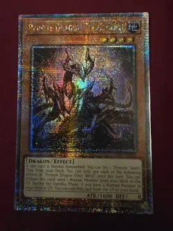 Yugioh Primite Dragon Ether Beryl Quarter Century Secret Rare SUDA Near Mint NM - Image 4