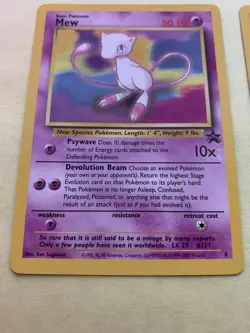 Mew Black Star Promo 8 Pokemon Cards WoTC Near Mint - Image 3