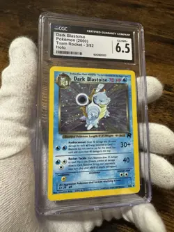Vintage 2000 Pokemon Dark Blastoise #3/82 English CGC 6 Holo Card WOTC VTG Y2K - Image 1
