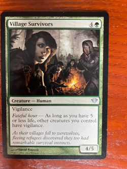 MTG Village Survivors CARD SINGLE USED EXCELLENT CONDITION SEE PHOTOS - Image 1