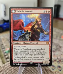 MTG 1 x Volatile Arsonist mythic card Innistrad Crimson Vow Magic The Gathering - Image 1