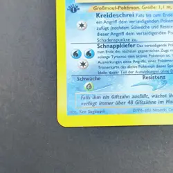 Pokemon TCG Karte Tyracroc 31/111 1. Edition Neo Genesis Deutsch - Near Mint NM - Image 3