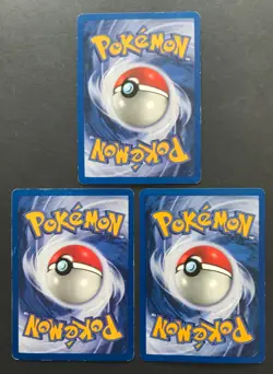 3 X Base Set 4TH PRINT UK 1999-2000 Pokemon Card Onix Magnemite Double Colorless - Image 2
