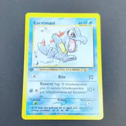 Pokemon TCG Karte - Karnimani 1. Edition 80/111 Neo Genesis Deutsch Near Mint NM - Image 2