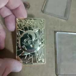 Jigglypuff & Charizard-1999 Pokemon Gold Plated Burger King Trading Cards- NICE! - Image 5