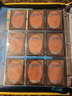 Vintage Magic The Gathering Binder Collection Card Lot MTG 1993-2003 Rares - Image 2