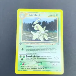 Pokemon TCG Karte Lorblatt 29/111 Neo Genesis Deutsch - 1. Edition Near Mint NM - Image 3