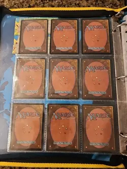 Vintage Magic The Gathering Binder Collection Card Lot MTG 1993-2003 Rares - Image 2