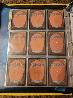Vintage Magic The Gathering Binder Collection Card Lot MTG 1993-2003 Rares - Image 5