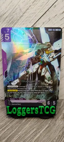 Gundam Card Game Gundam X LR / GD02-053 NM - Image 1