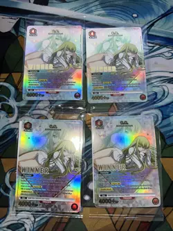 C.C. C2 Winner Union Arena Card Champion Promo English CGH-1-077 Code Geass 4x - Image 1